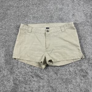 Patagonia Shorts Womens 14 Organic Cotton Stripe Vintage Beige
